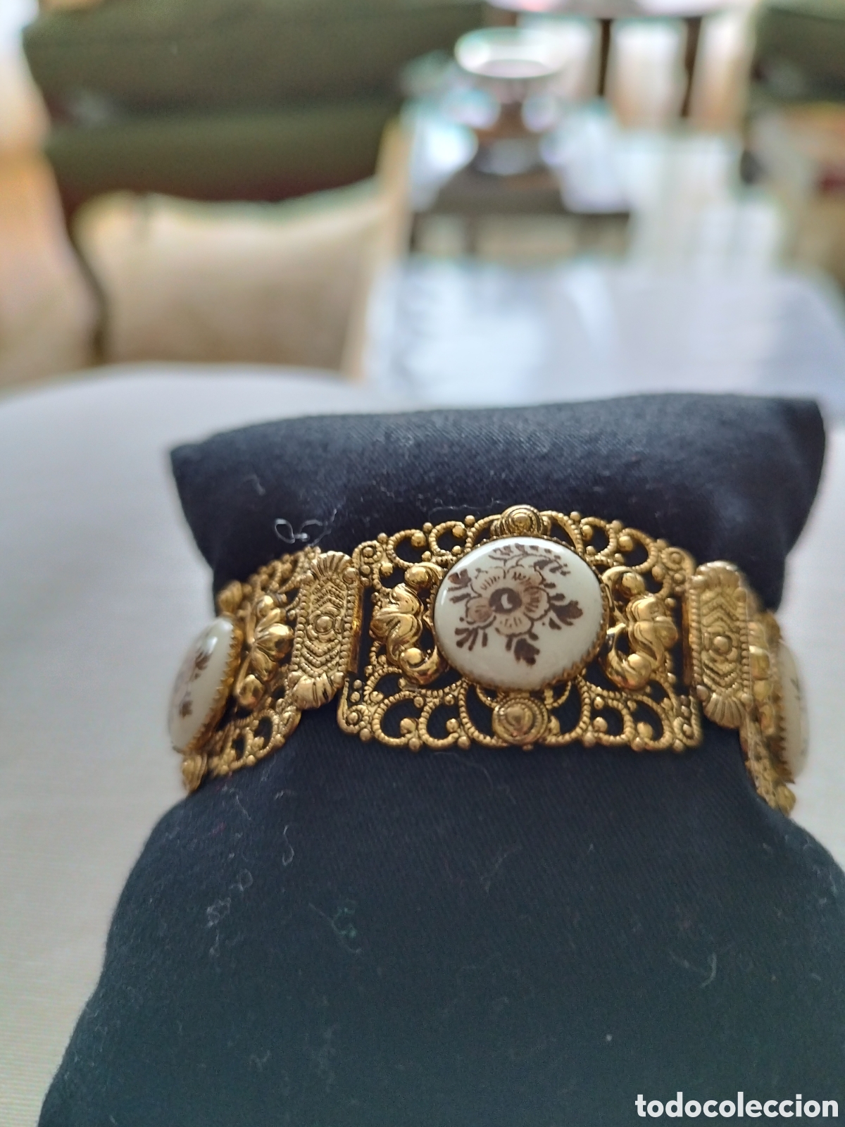 Joyeria: Pulsera filigrana y porcelana - Foto 2