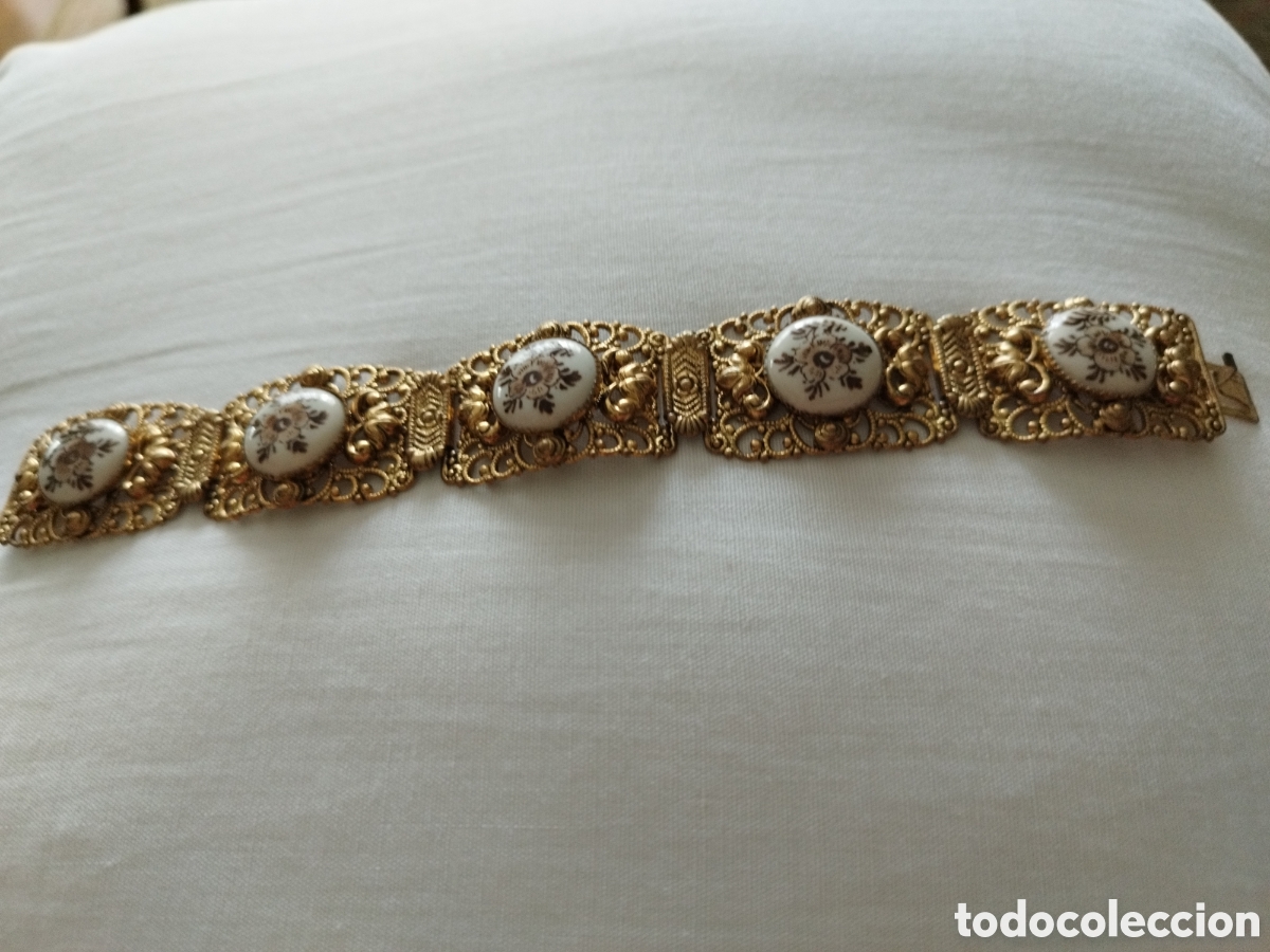 Joyeria: Pulsera filigrana y porcelana - Foto 5