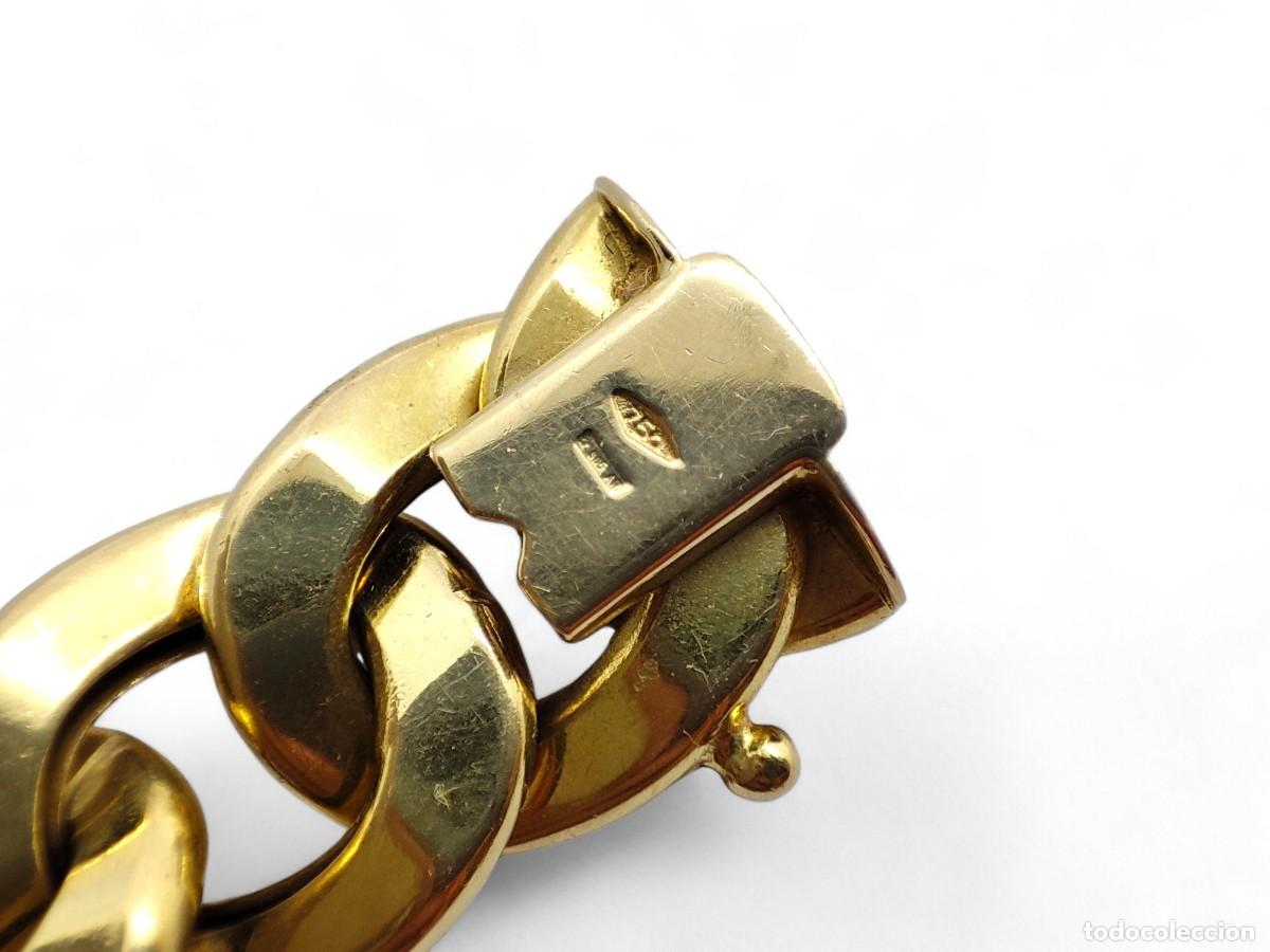 Joyeria: Pulsera Oro 18 Quilates Eslab&oacute;n Tres Uno - Foto 7