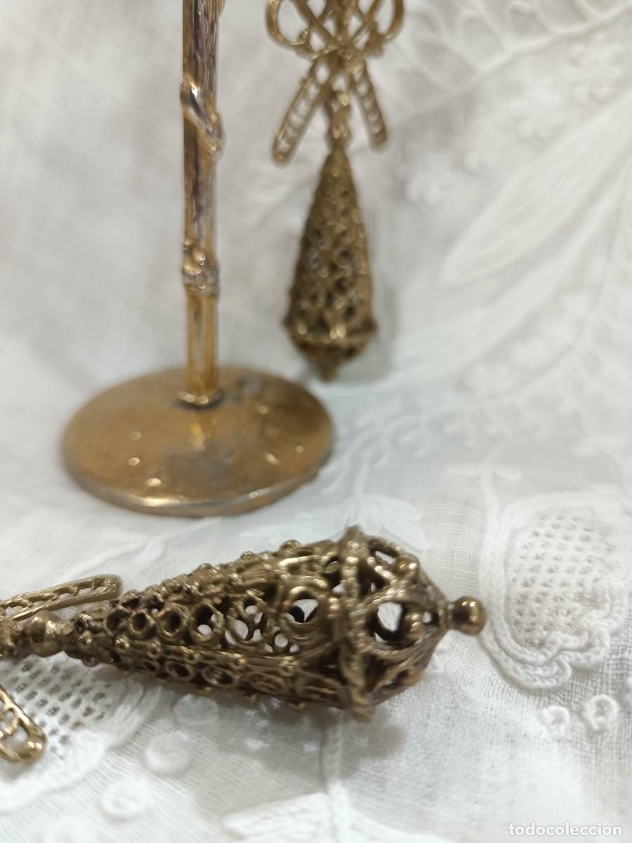 Joyeria: Pendientes de perilla de tres cuerpos - Foto 5