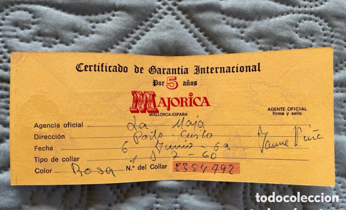 Joyeria: Collar de perlas Maj&oacute;rica 1960 - Foto 6