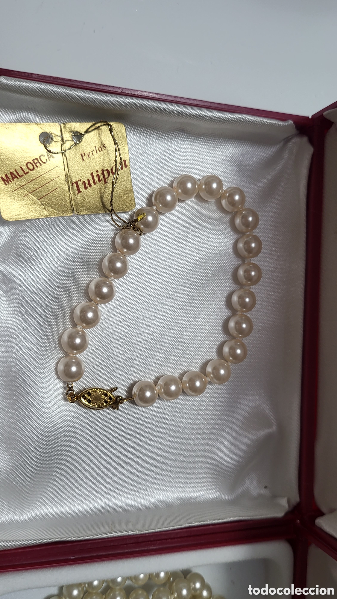 Joyeria: COLLAR Y PULSERA DE PERLAS CHAPADO ORO - Foto 2