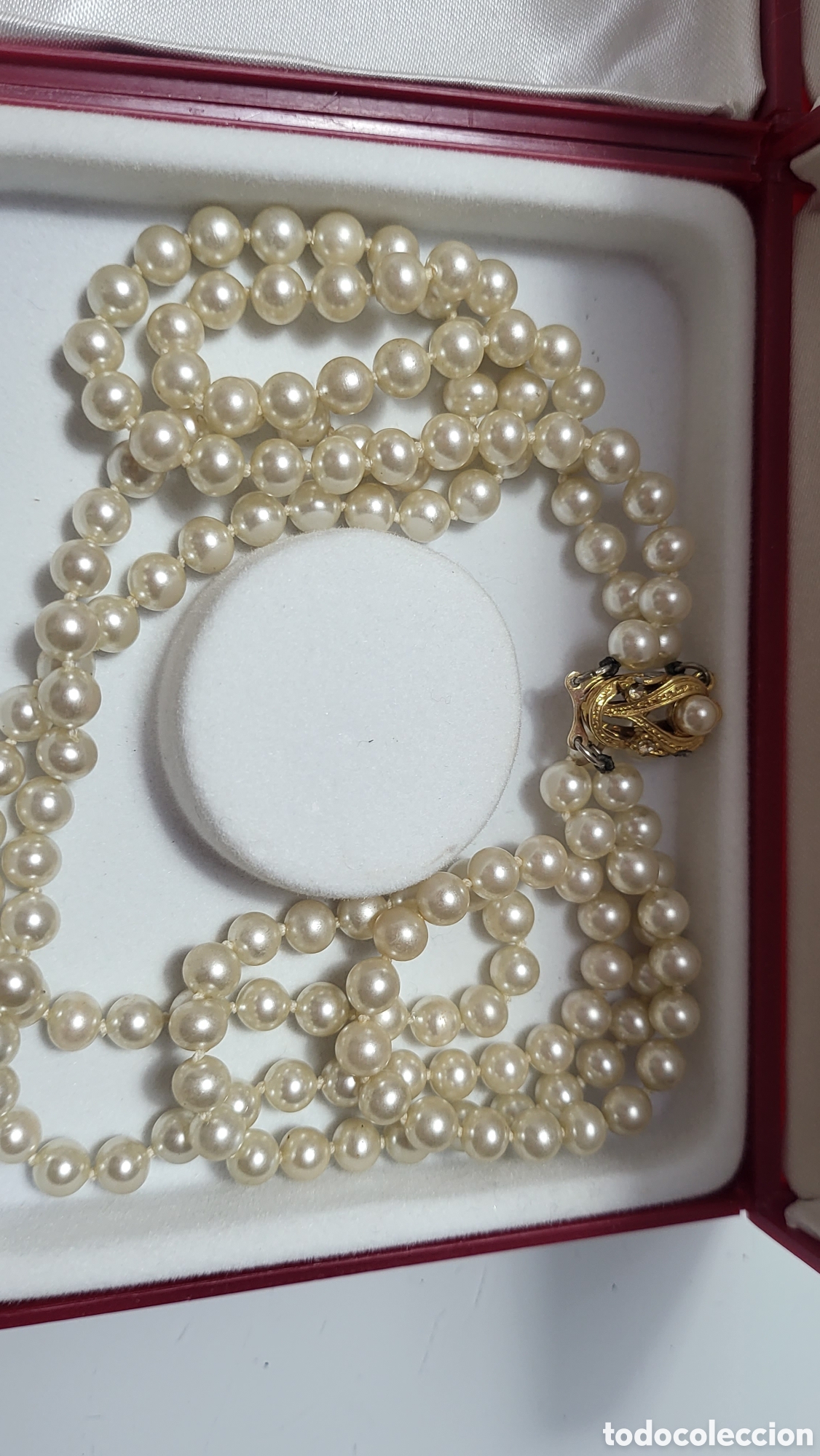 Joyeria: COLLAR Y PULSERA DE PERLAS CHAPADO ORO - Foto 3