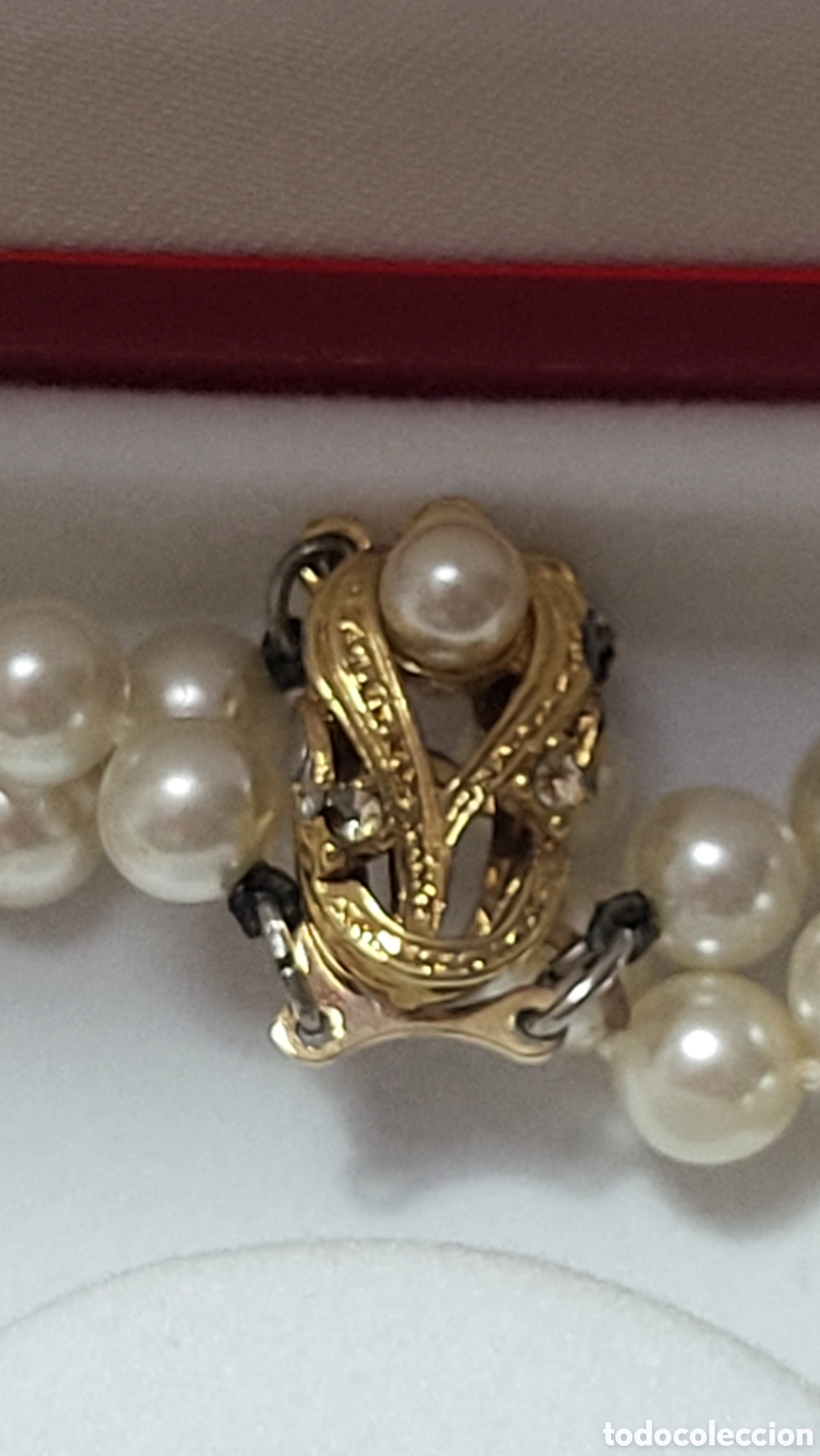 Joyeria: COLLAR Y PULSERA DE PERLAS CHAPADO ORO - Foto 4