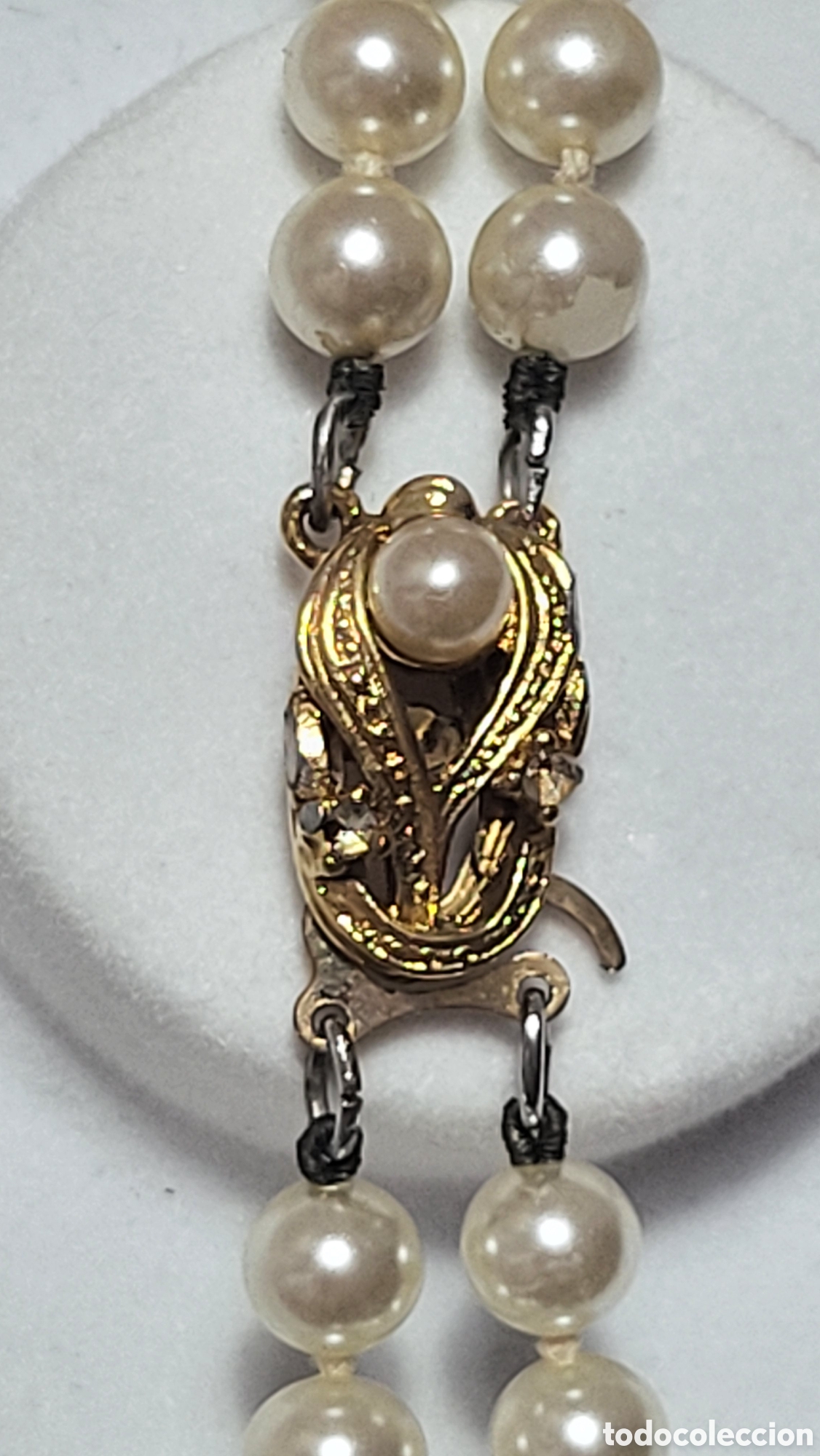 Joyeria: COLLAR Y PULSERA DE PERLAS CHAPADO ORO - Foto 5