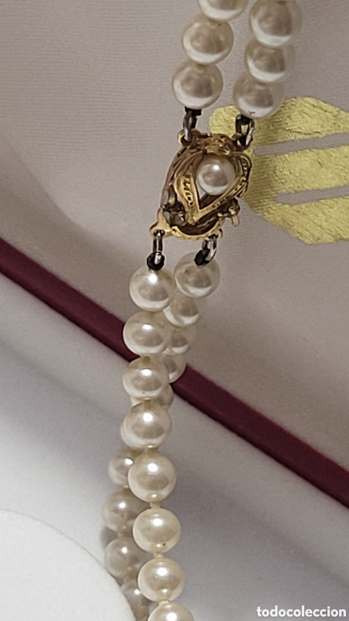 Joyeria: COLLAR Y PULSERA DE PERLAS CHAPADO ORO - Foto 6