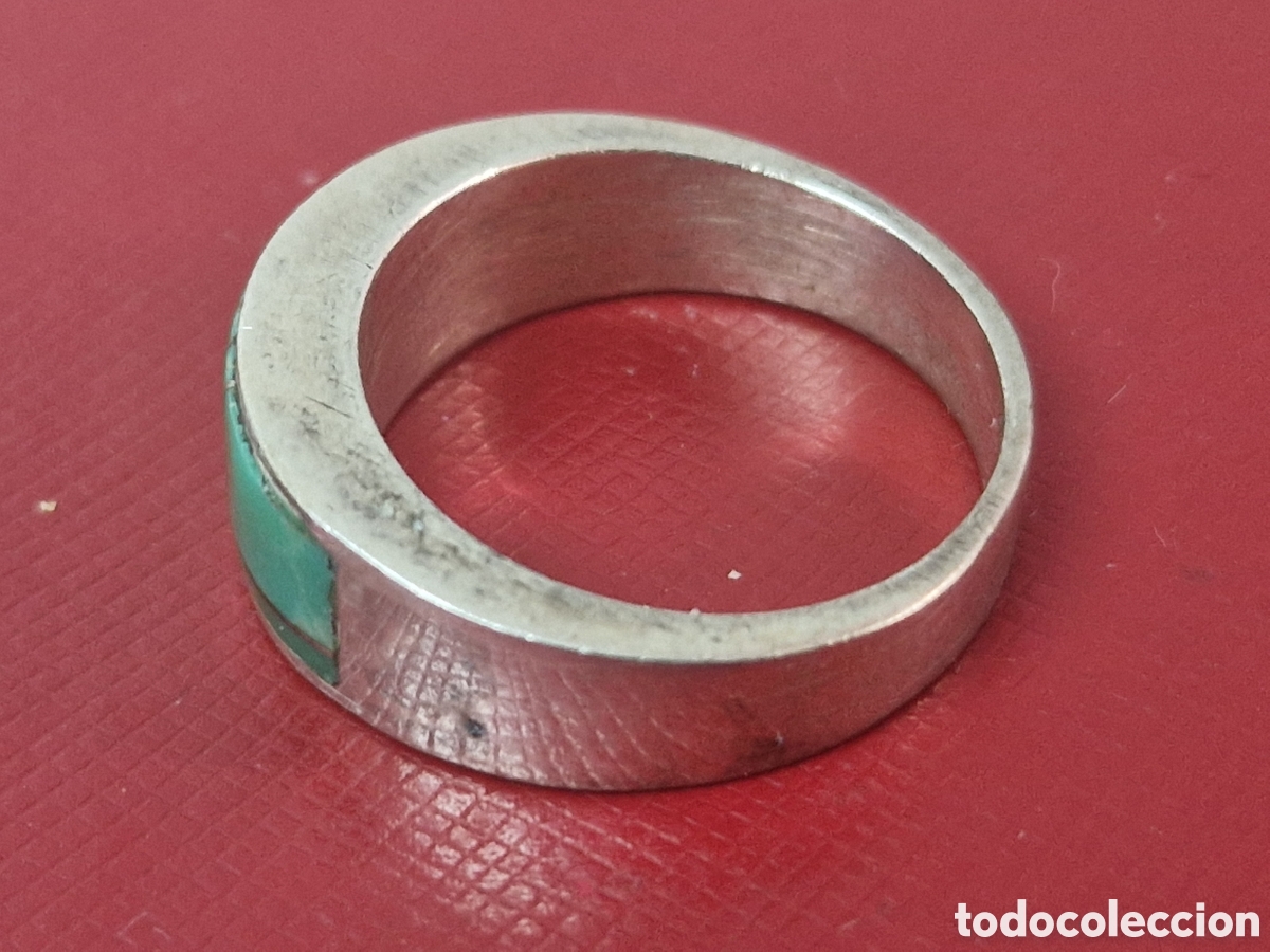 Joyeria: ANILLO DE PLATA DE LEY MALAQUITA - Foto 6