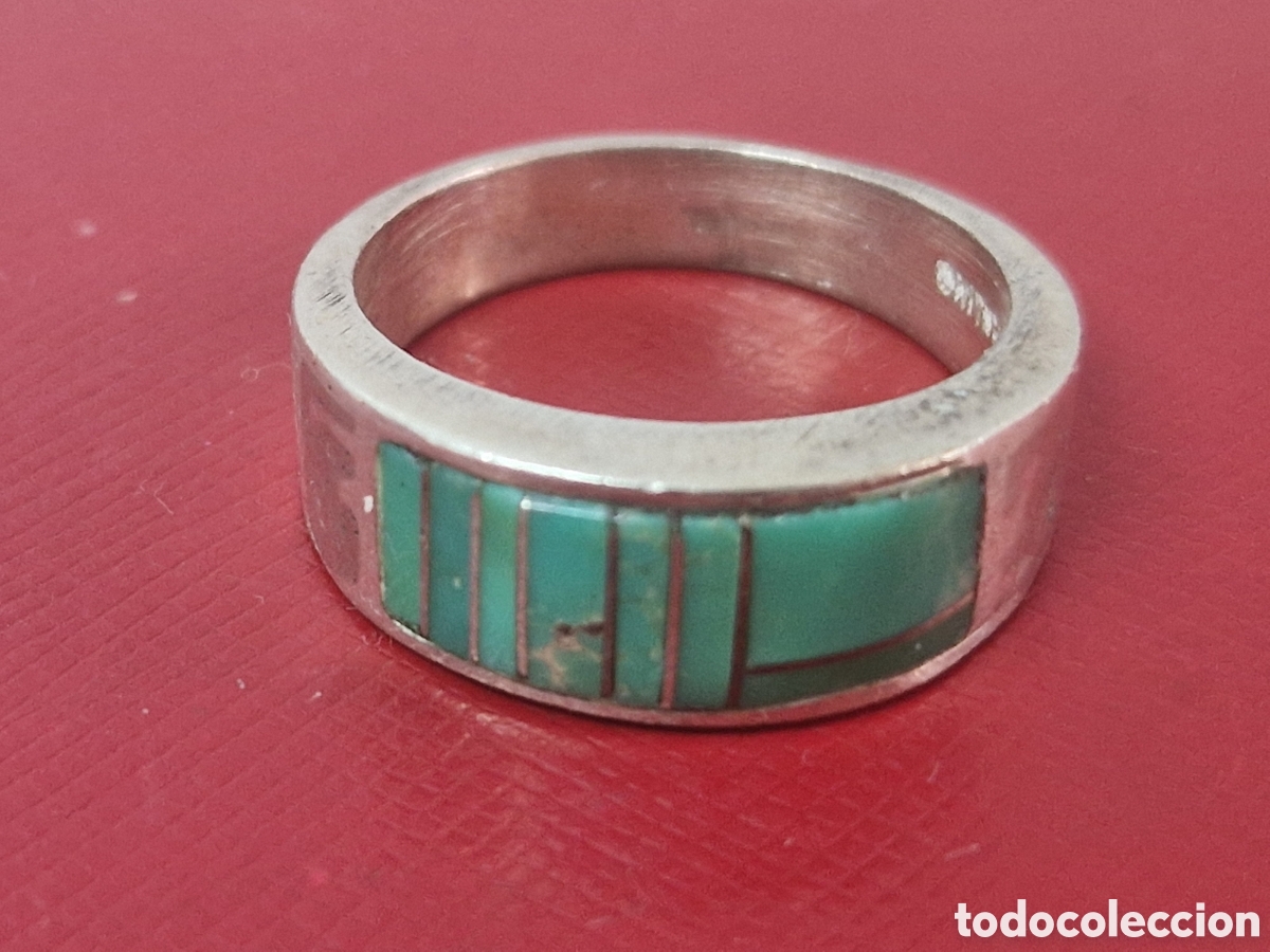Joyeria: ANILLO DE PLATA DE LEY MALAQUITA - Foto 8
