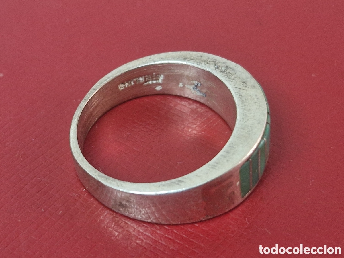 Joyeria: ANILLO DE PLATA DE LEY MALAQUITA - Foto 9