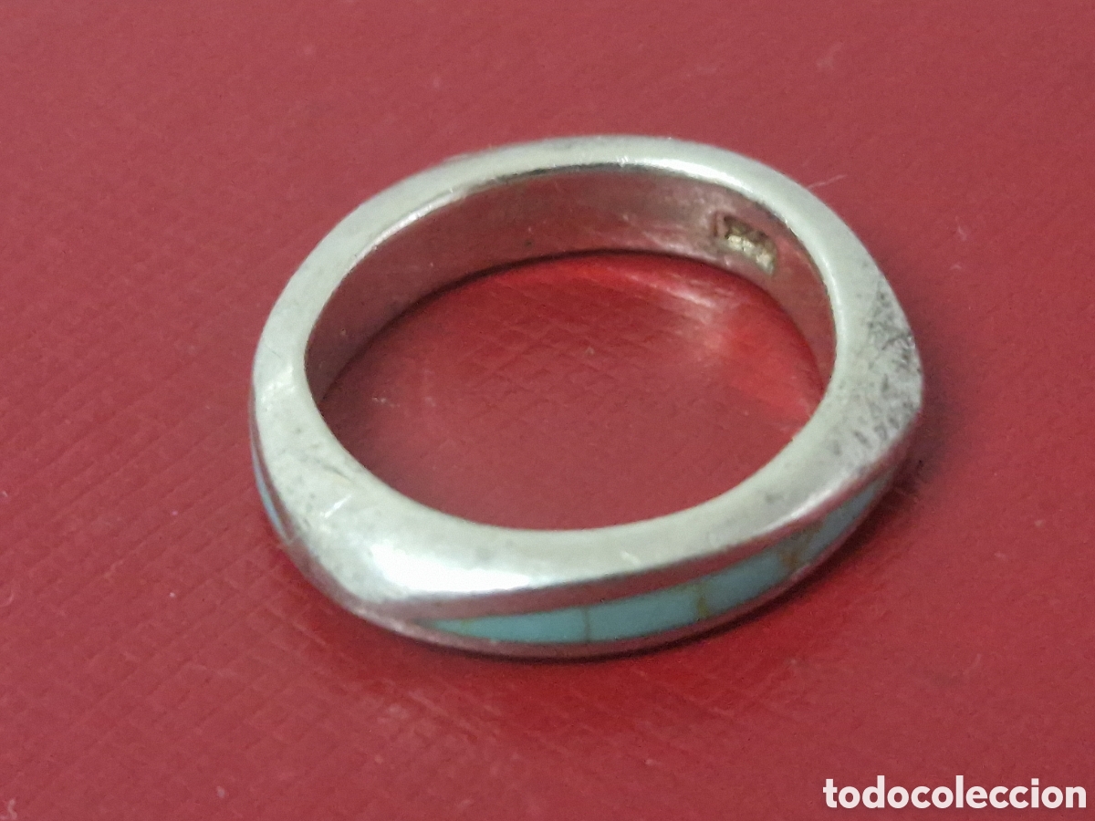 Joyeria: ANILLO PLATA Y TURQUESAS ANILLERO 9 - Foto 4