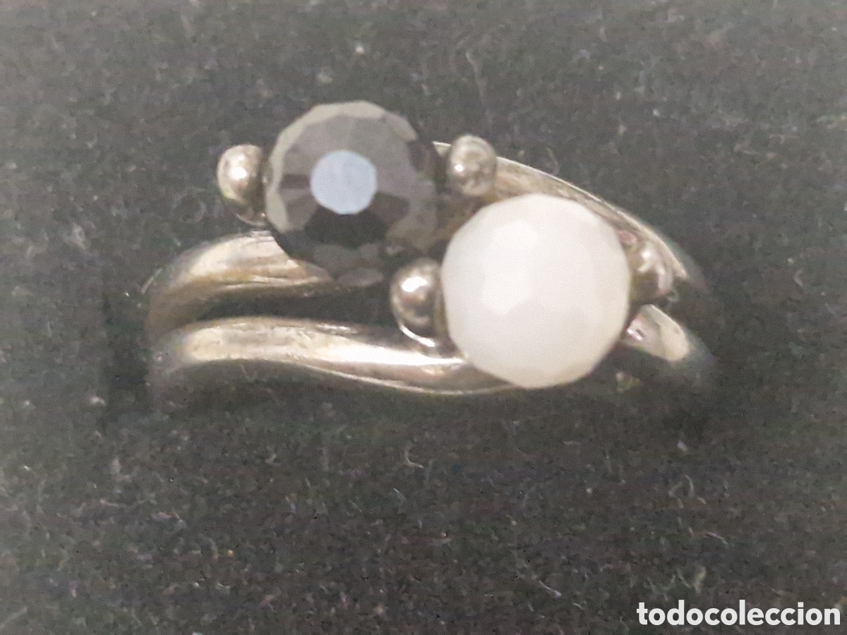 Joyeria: ANILLO DE PLATA PIEDRAS DE COLORES - Foto 2
