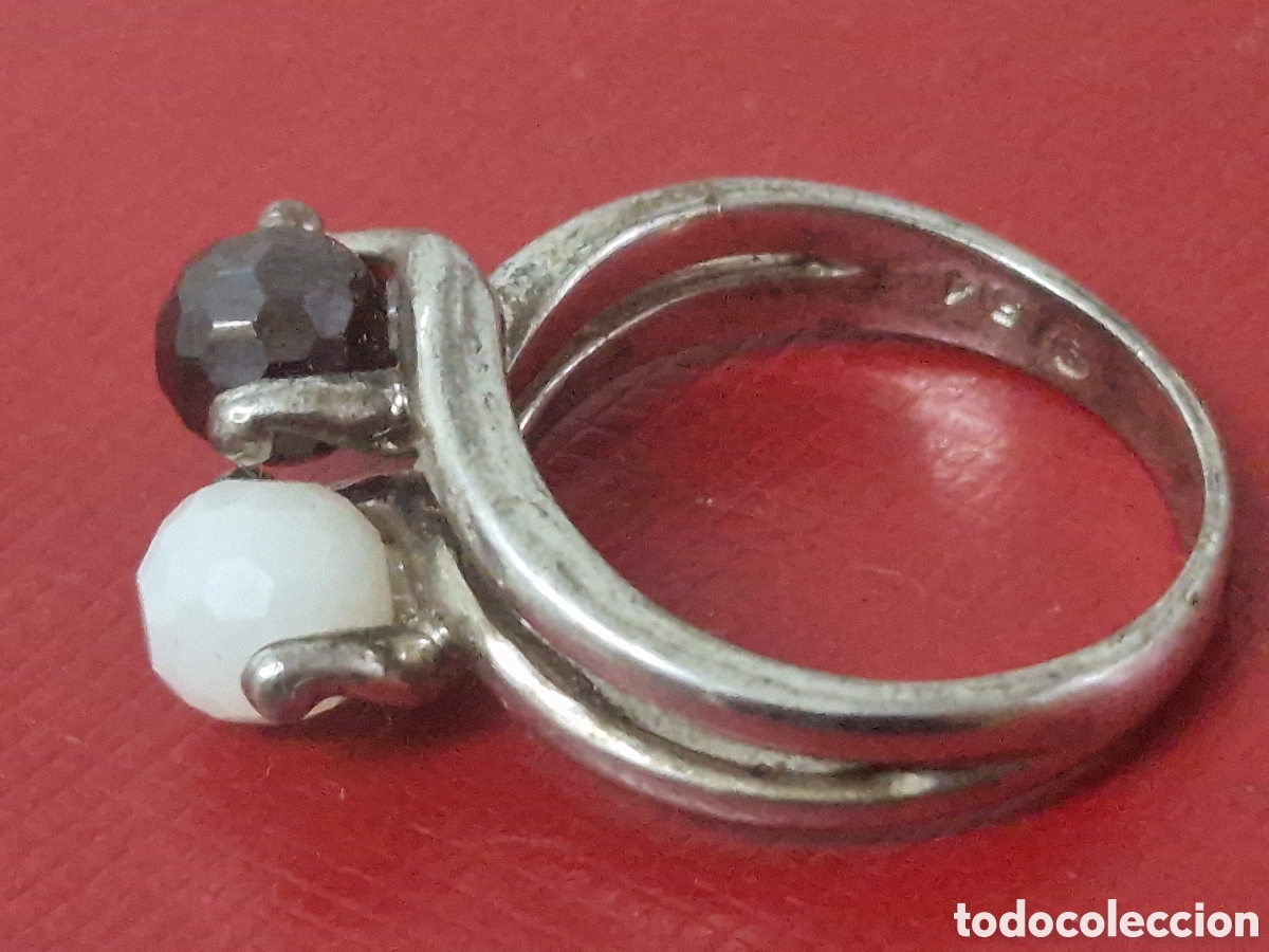 Joyeria: ANILLO DE PLATA PIEDRAS DE COLORES - Foto 6