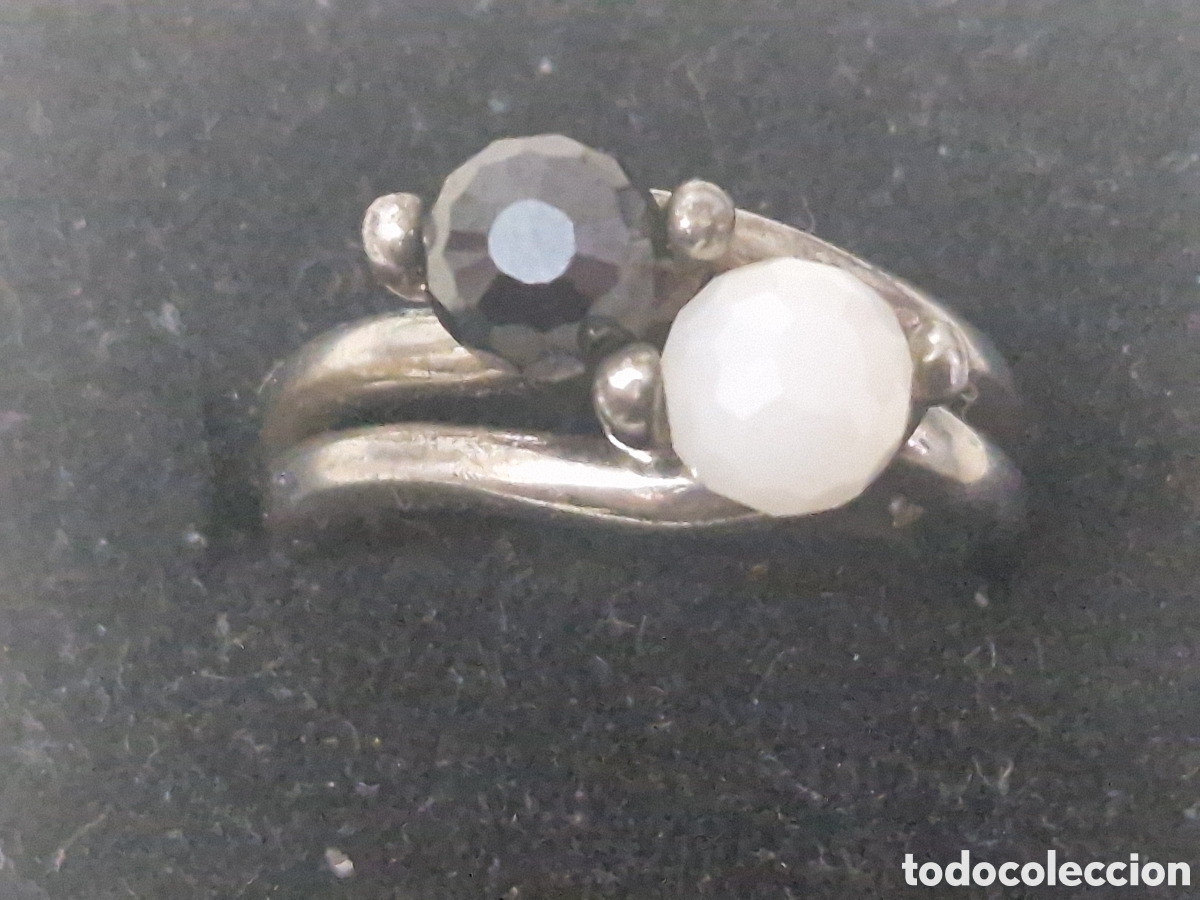 Joyeria: ANILLO DE PLATA PIEDRAS DE COLORES - Foto 1