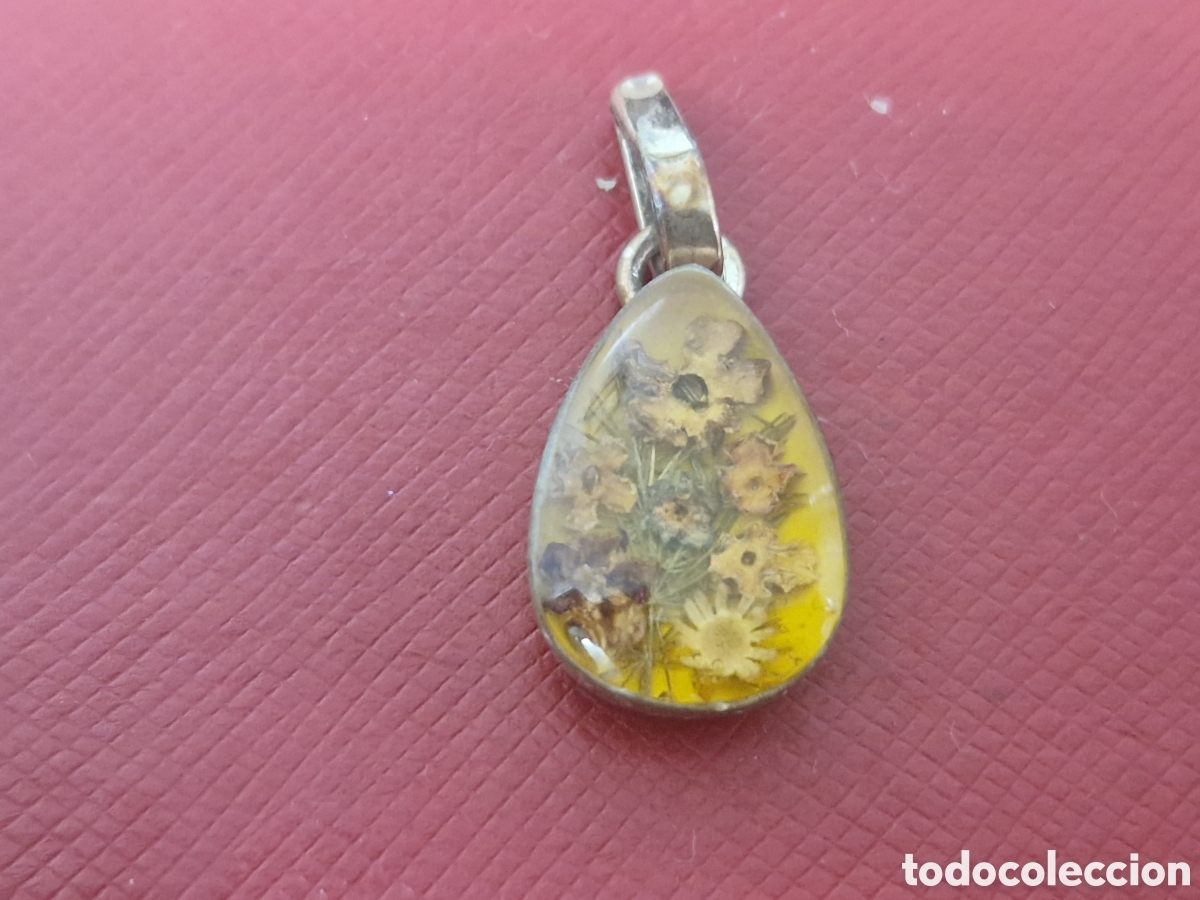 Joyeria: COLGANTE DE PLATA Y AMBAR DE FLORES - Foto 5
