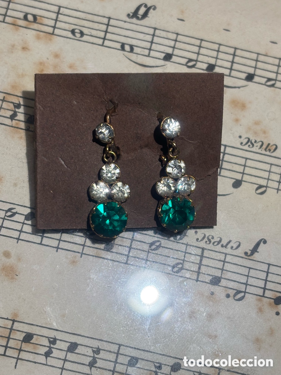 Joyeria: PENDIENTES ANTIGUOS 1930~50&rsquo;s - Foto 8