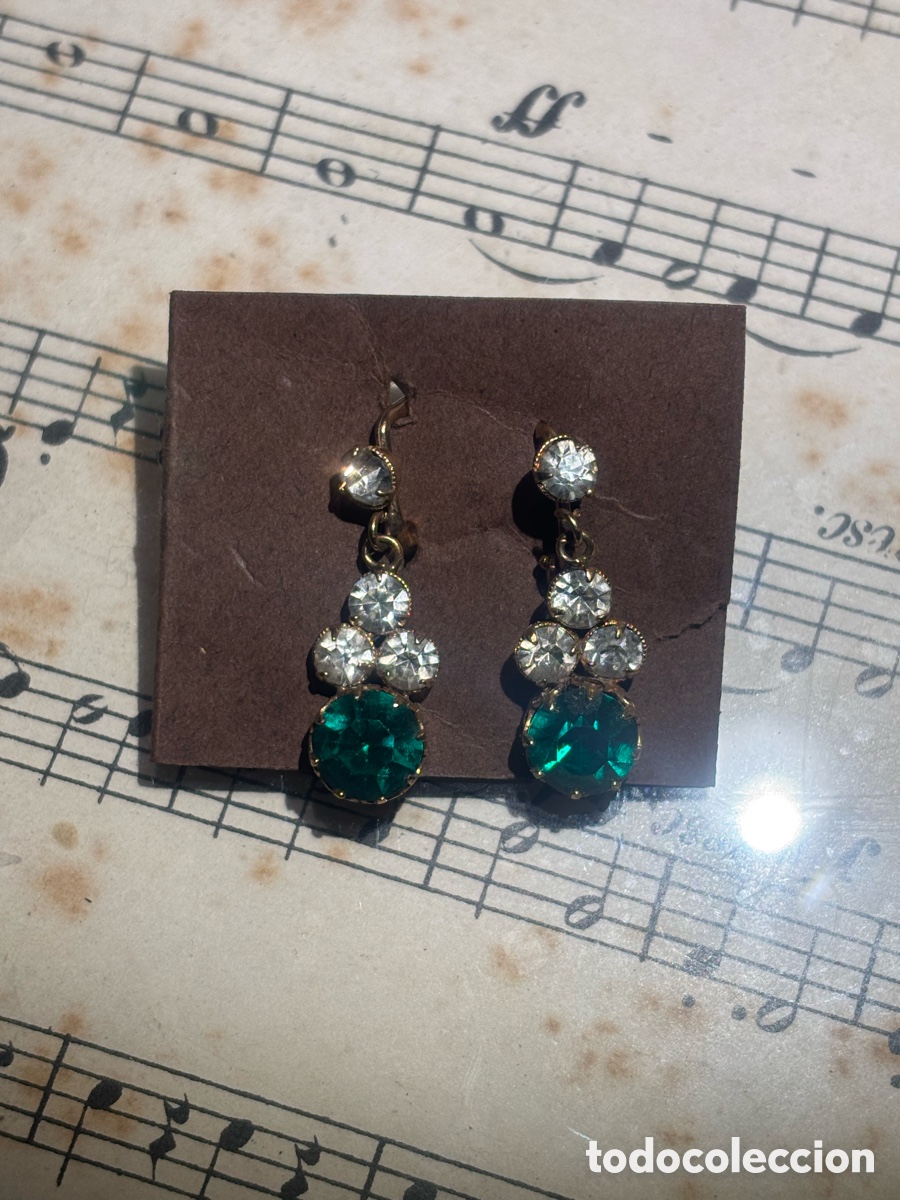 Joyeria: PENDIENTES ANTIGUOS 1930~50&rsquo;s - Foto 11