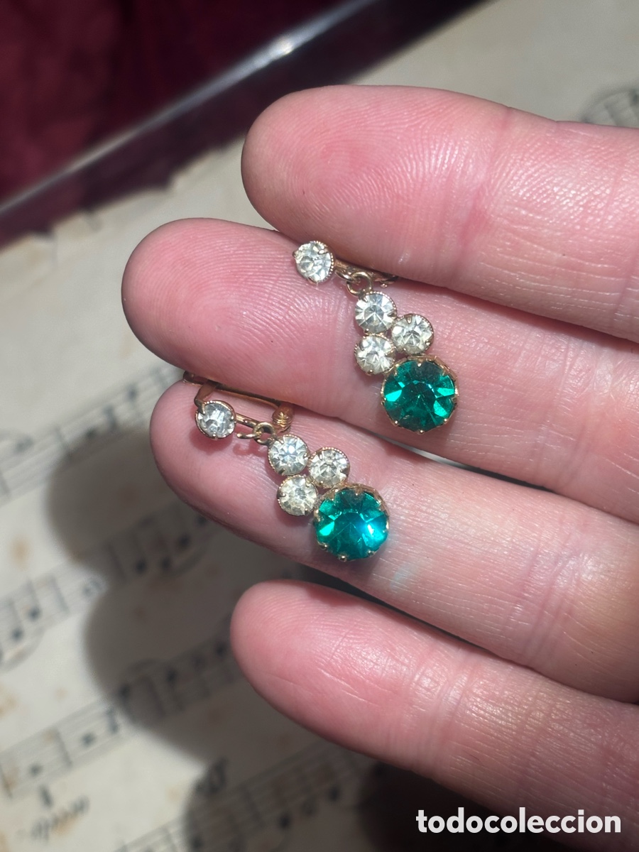 Joyeria: PENDIENTES ANTIGUOS 1930~50&rsquo;s - Foto 4