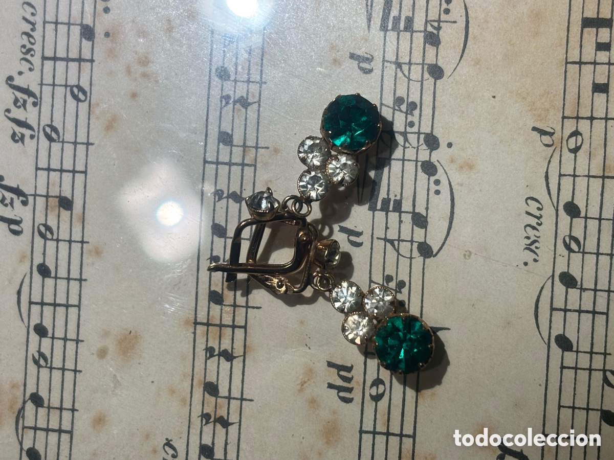 Joyeria: PENDIENTES ANTIGUOS 1930~50&rsquo;s - Foto 5