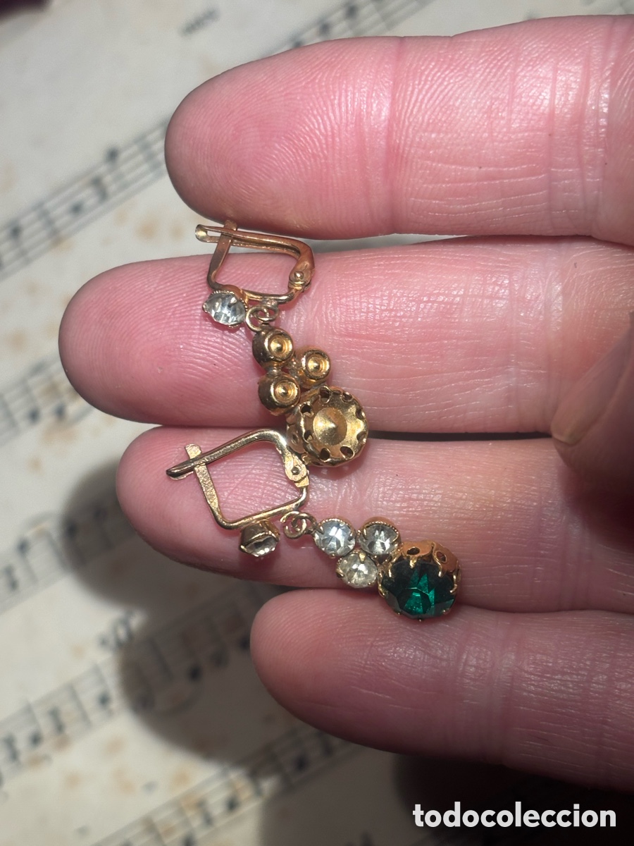 Joyeria: PENDIENTES ANTIGUOS 1930~50&rsquo;s - Foto 6