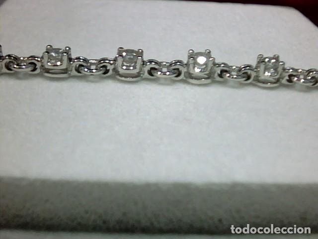 Joyeria: pulsera oro blanco 18 kts y diamantes - Foto 7