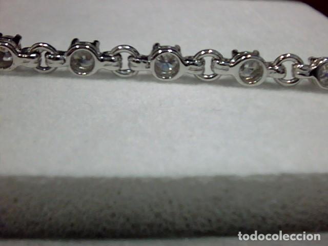 Joyeria: pulsera oro blanco 18 kts y diamantes - Foto 8
