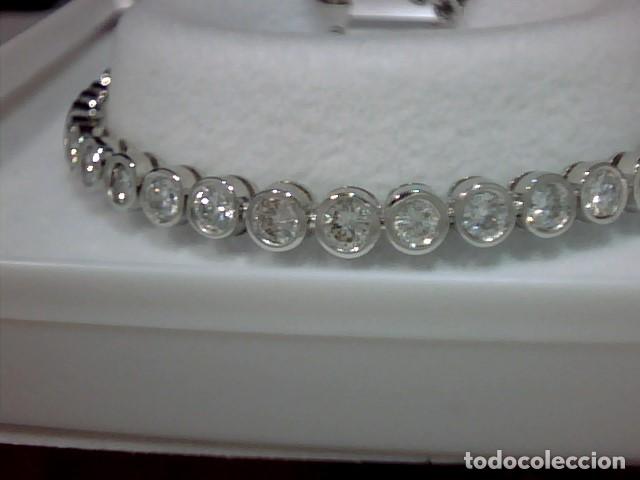 Joyeria: pulsera riviere 18 kts con diamantes - Foto 2