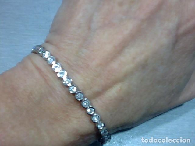 Joyeria: pulsera riviere 18 kts con diamantes - Foto 3