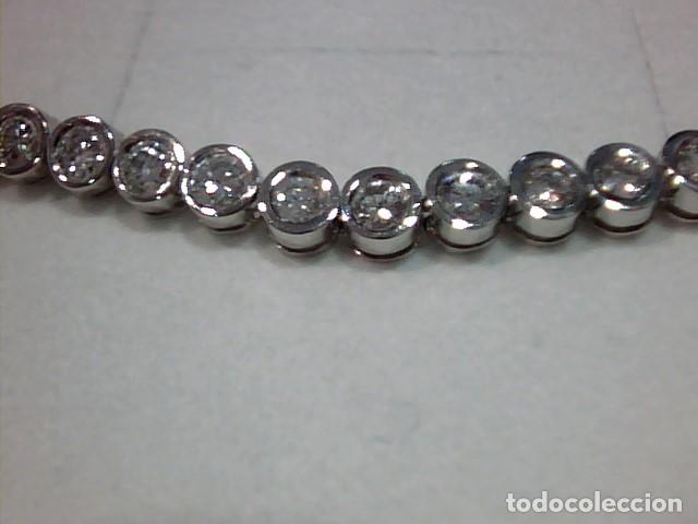 Joyeria: pulsera riviere 18 kts con diamantes - Foto 5