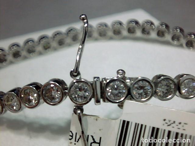 Joyeria: pulsera riviere 18 kts con diamantes - Foto 7