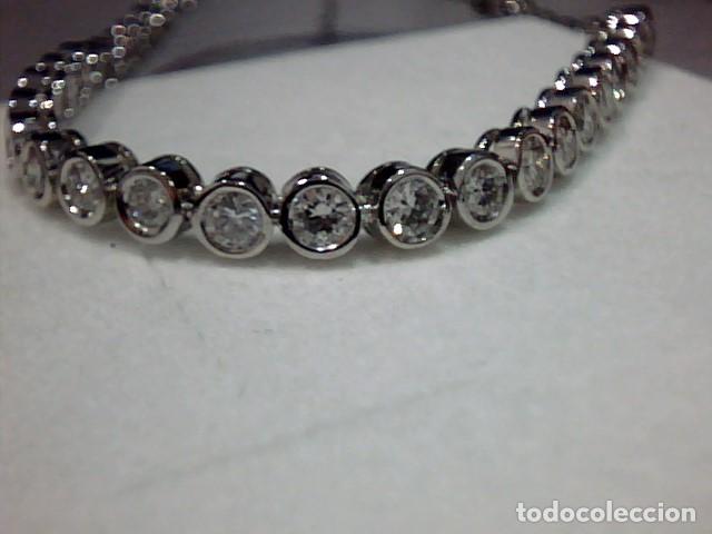 Joyeria: pulsera riviere 18 kts con diamantes - Foto 8