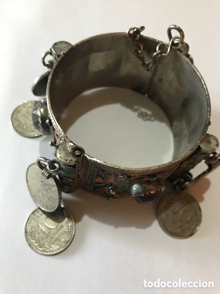 Joyeria: Pulsera ber&eacute;ber con monedas, metal - Foto 4