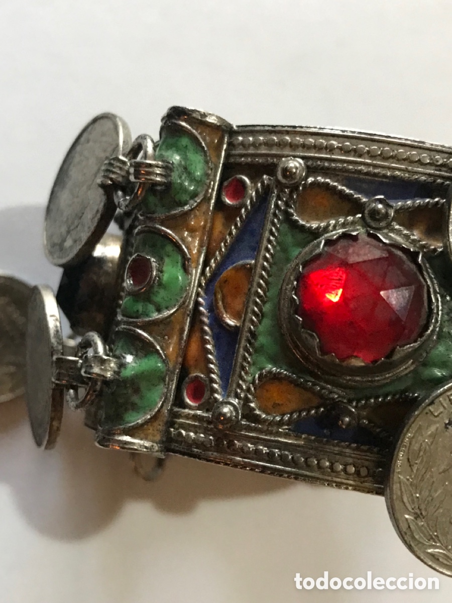 Joyeria: Pulsera ber&eacute;ber con monedas, metal - Foto 9
