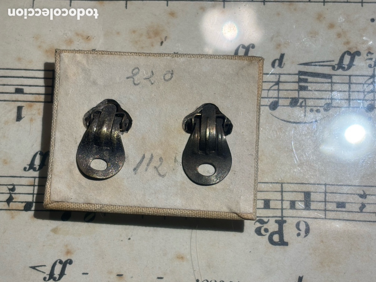 Joyeria: PRECIOSOS PENDIENTES DE CLIP ANTIGUOS - Foto 7