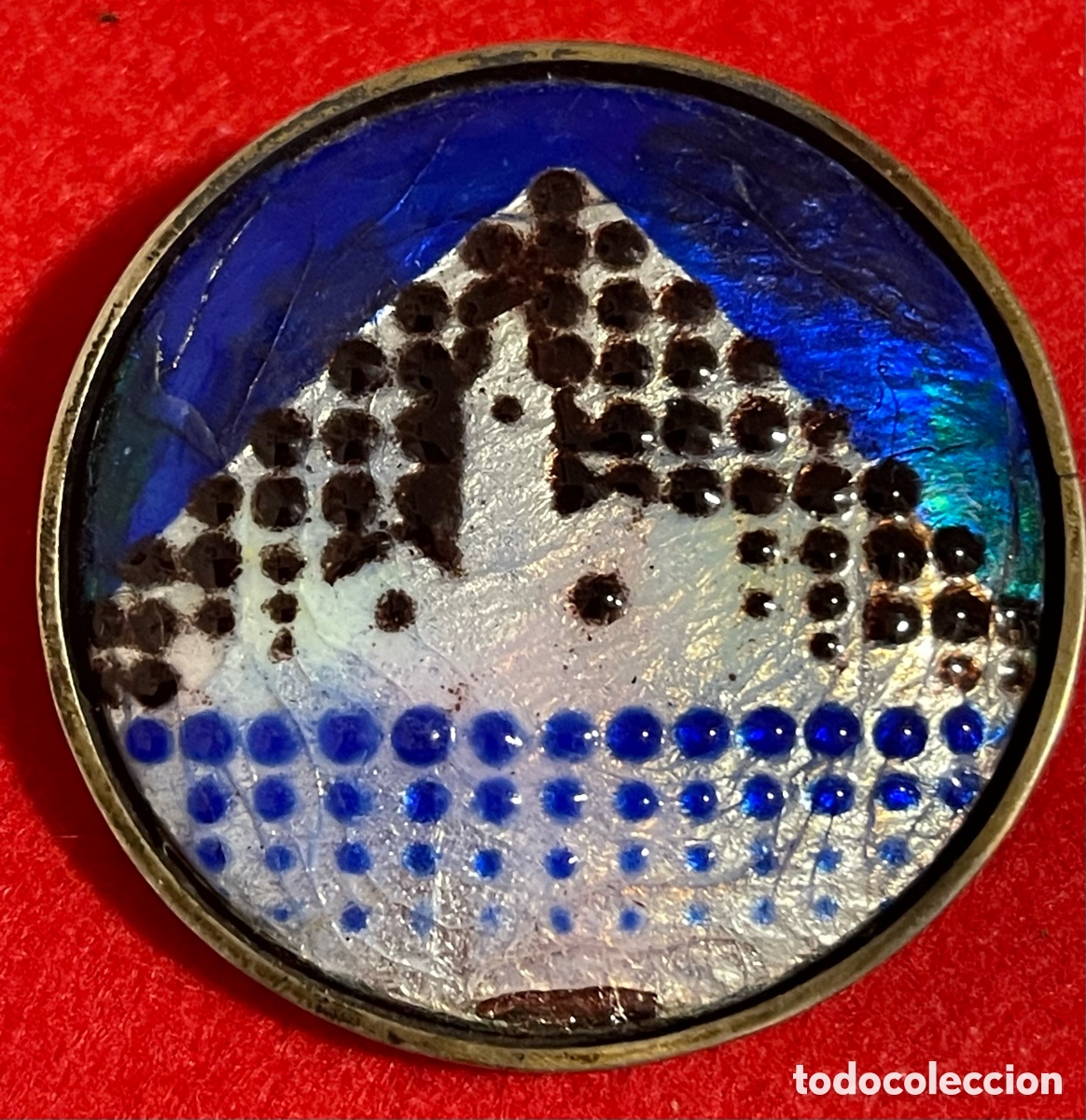 Joyeria: Bonito broche en plata de ley, con esmalte de M. Mainar. - Foto 3