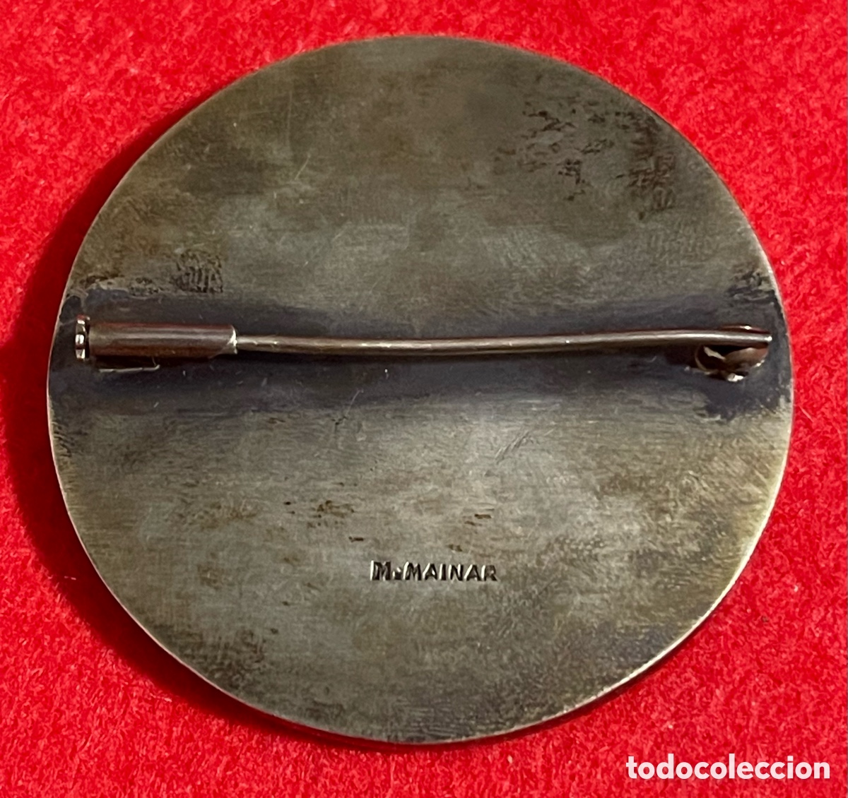 Joyeria: Bonito broche en plata de ley, con esmalte de M. Mainar. - Foto 4