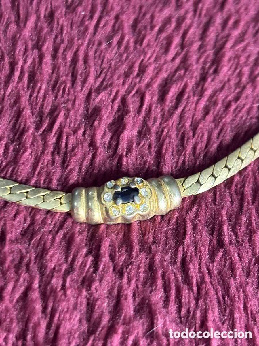 Joyeria: Gargantilla de metal dorado - Foto 2