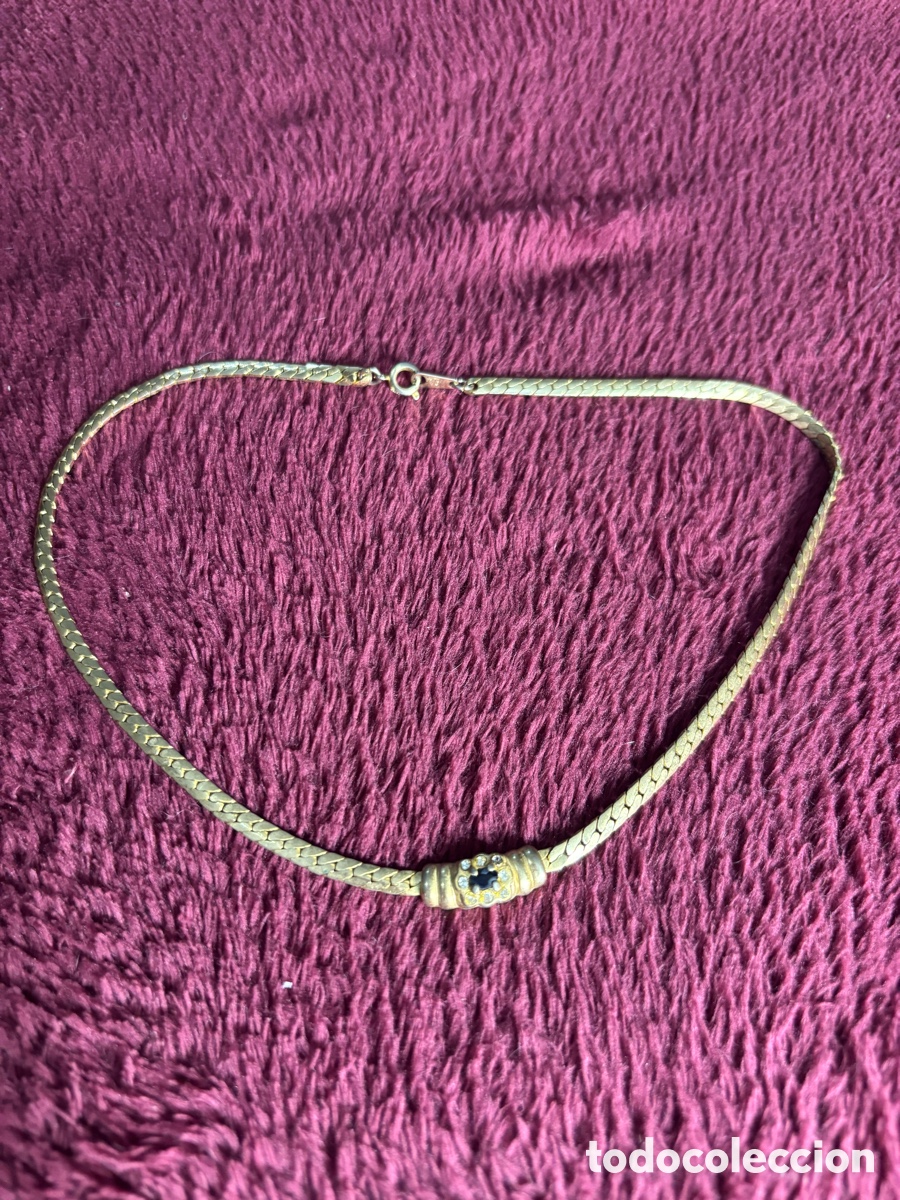 Joyeria: Gargantilla de metal dorado - Foto 1
