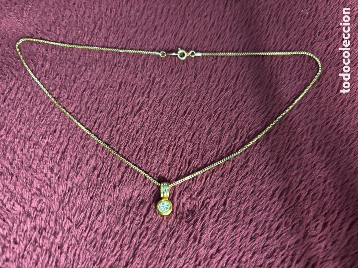 Joyeria: Gargantilla dorada vintage - Foto 1
