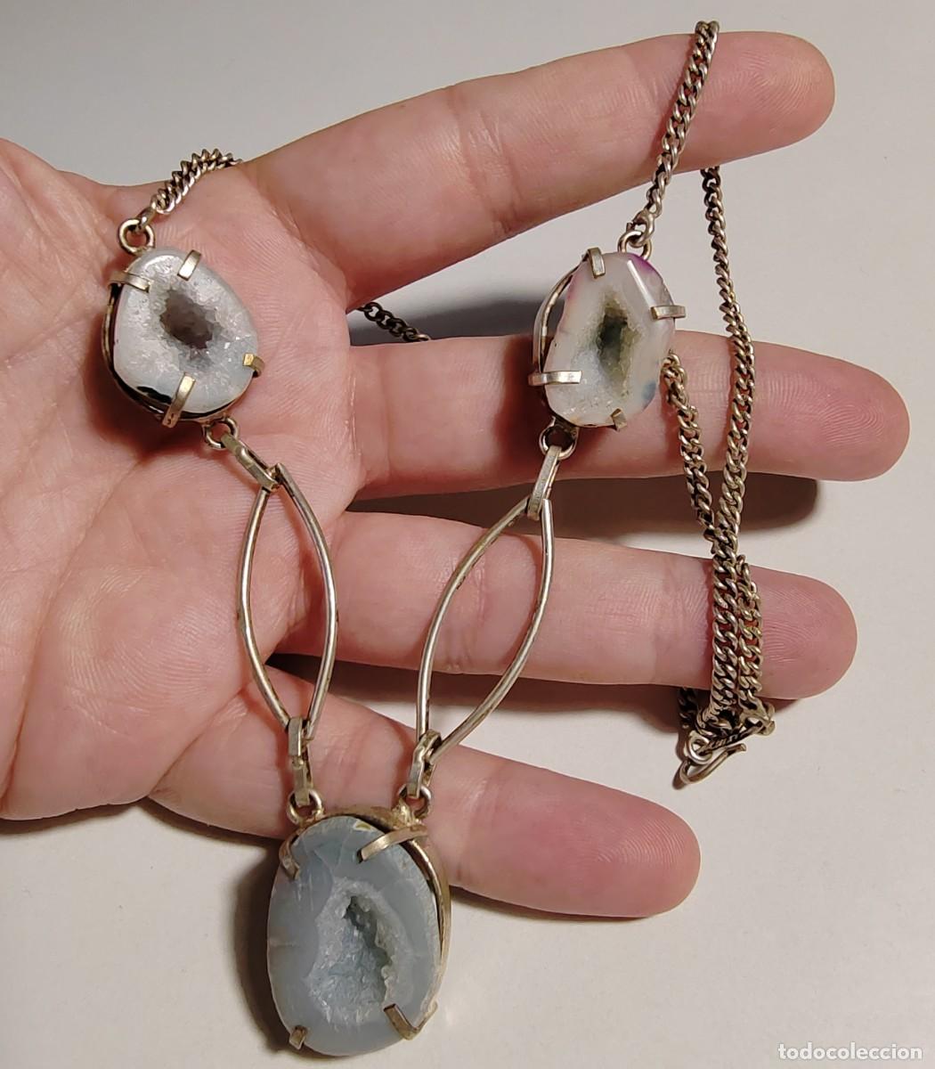 Joyeria: Gargantilla Plata de Ley y Drusas de &Aacute;gata - Foto 4