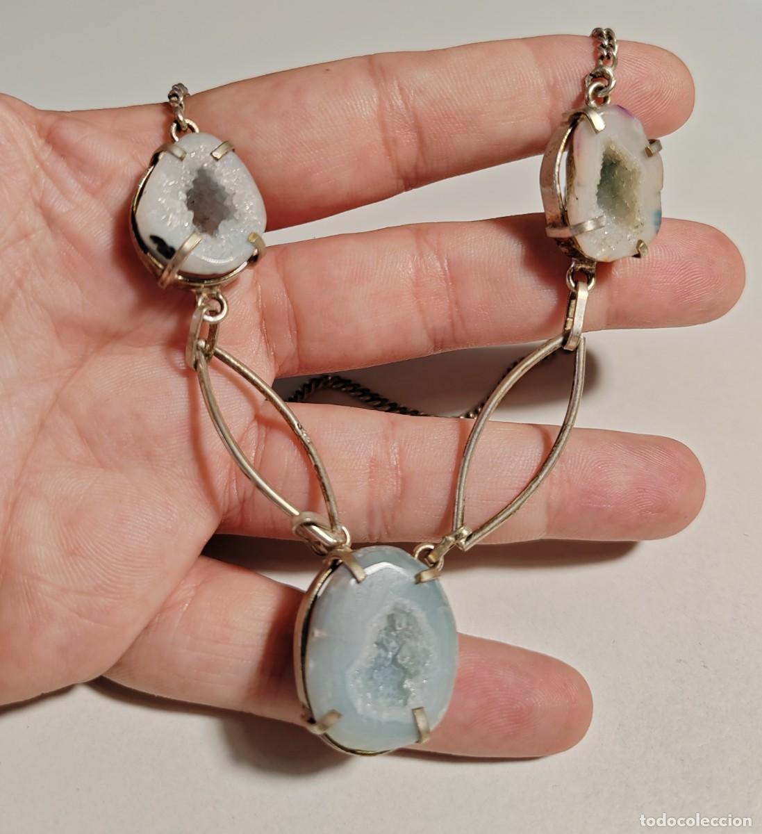 Joyeria: Gargantilla Plata de Ley y Drusas de &Aacute;gata - Foto 6