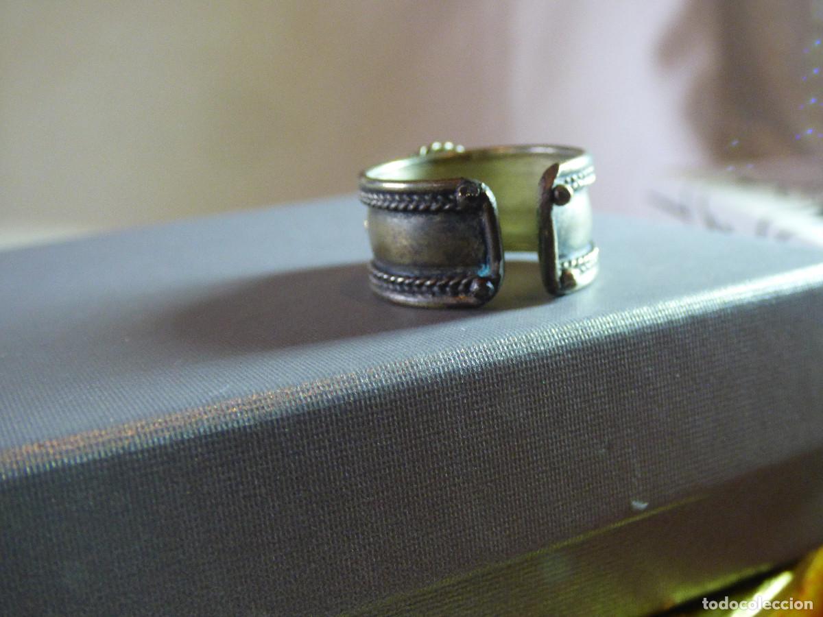 Joyeria: Anillo, plata de la India y cornalina. - Foto 3