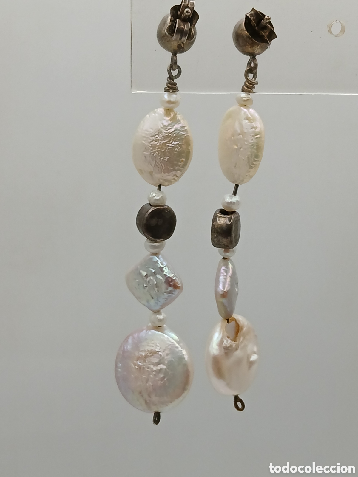 Joyeria: Pendientes plata 925mls y perlas - Foto 2