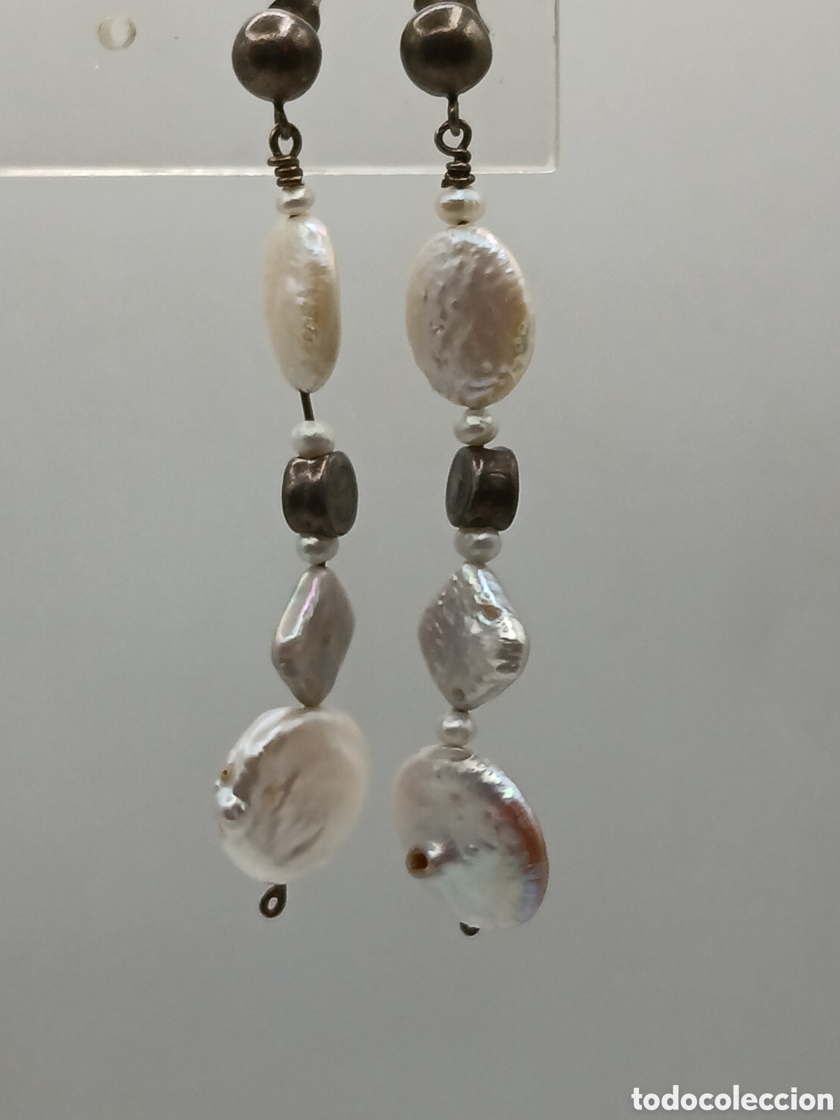 Joyeria: Pendientes plata 925mls y perlas - Foto 3