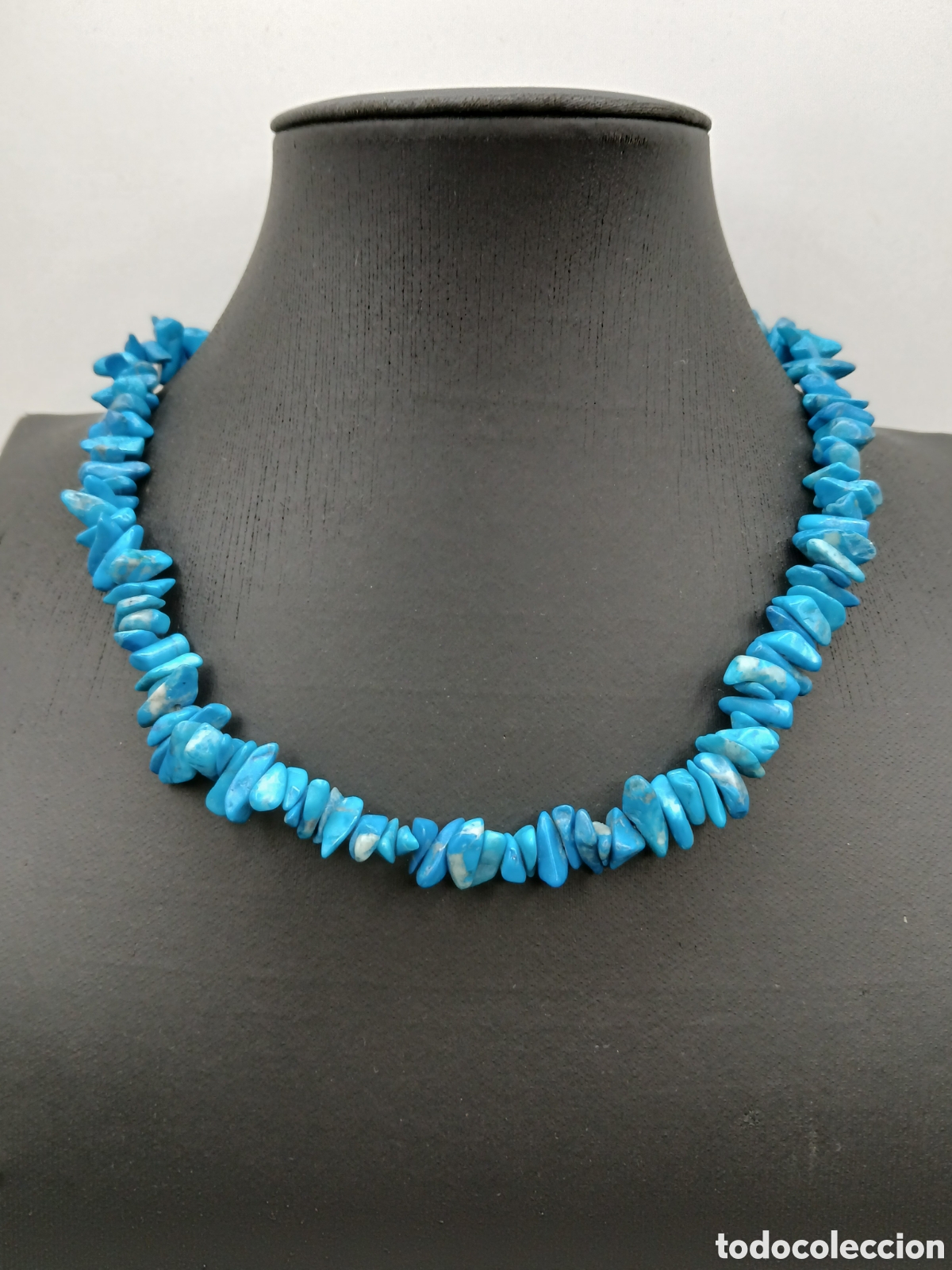 Joyeria: Collar turquesa cierre met&aacute;lico - Foto 2