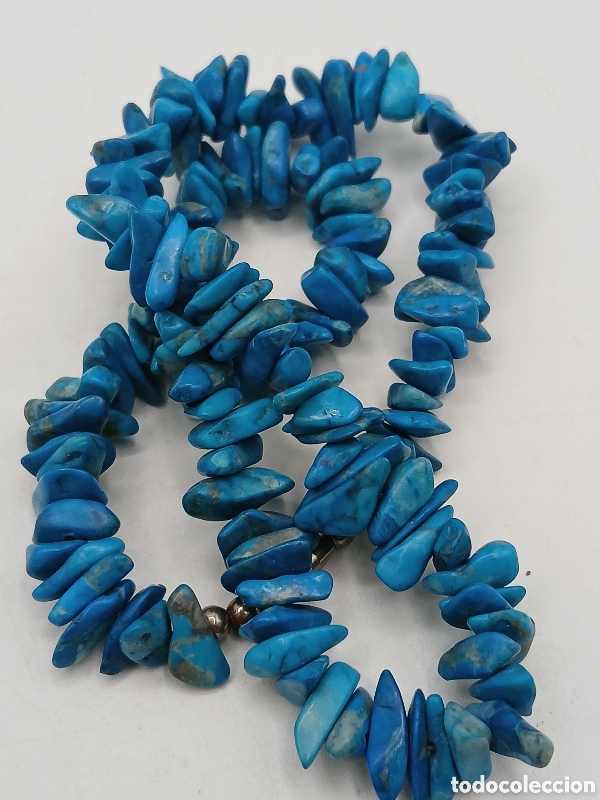 Joyeria: Collar turquesa cierre met&aacute;lico - Foto 4