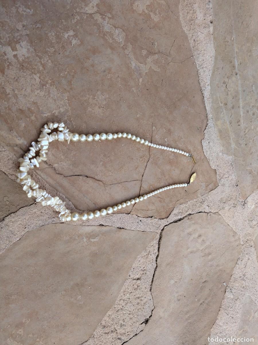 Joyeria: antiguo collar perlas blancas - Foto 2