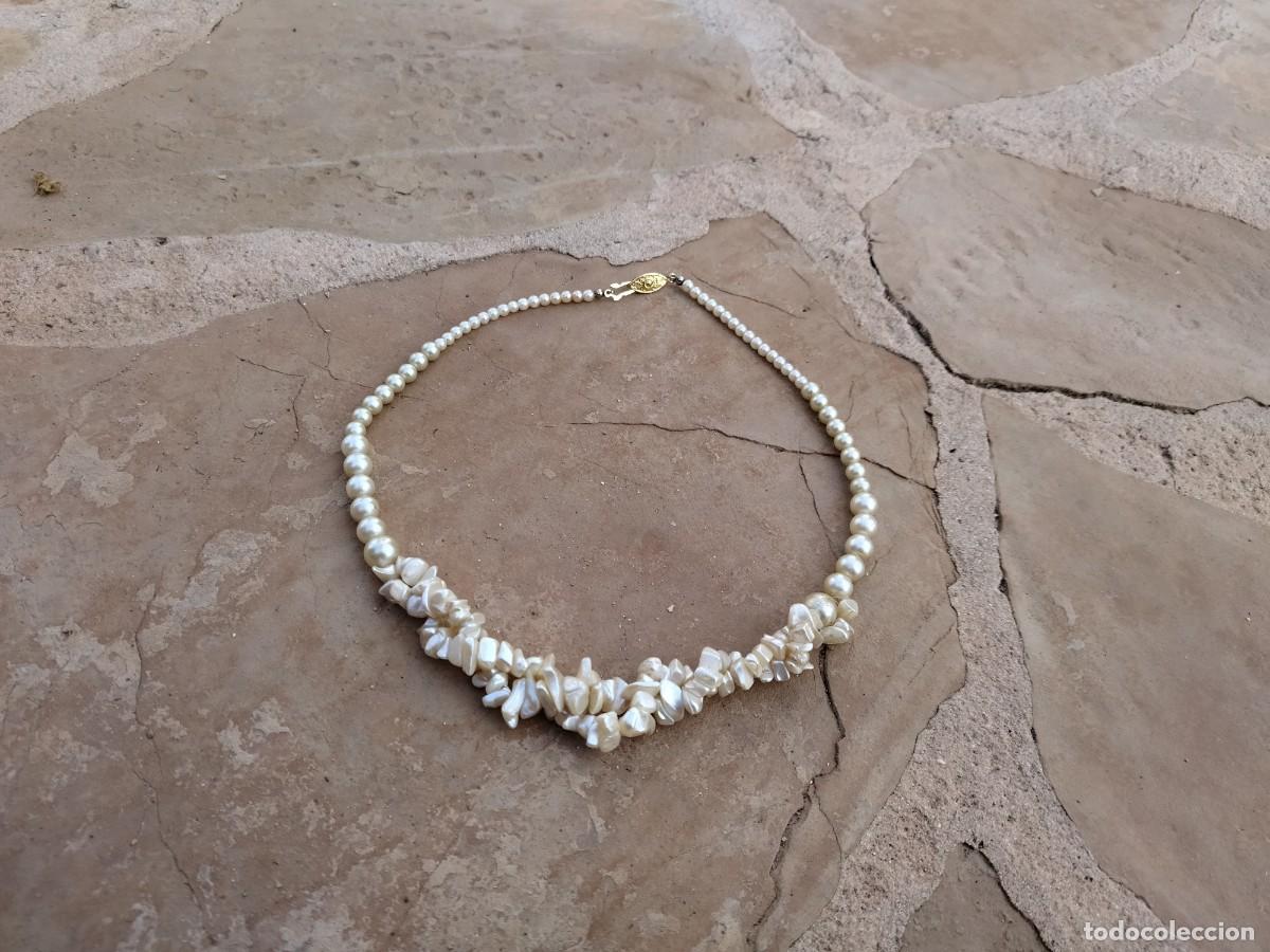 Joyeria: antiguo collar perlas blancas - Foto 1