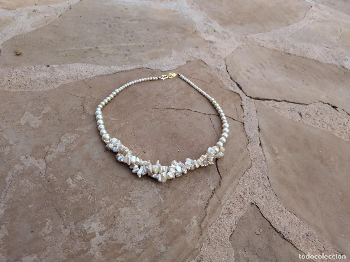 Joyeria: antiguo collar perlas blancas - Foto 3