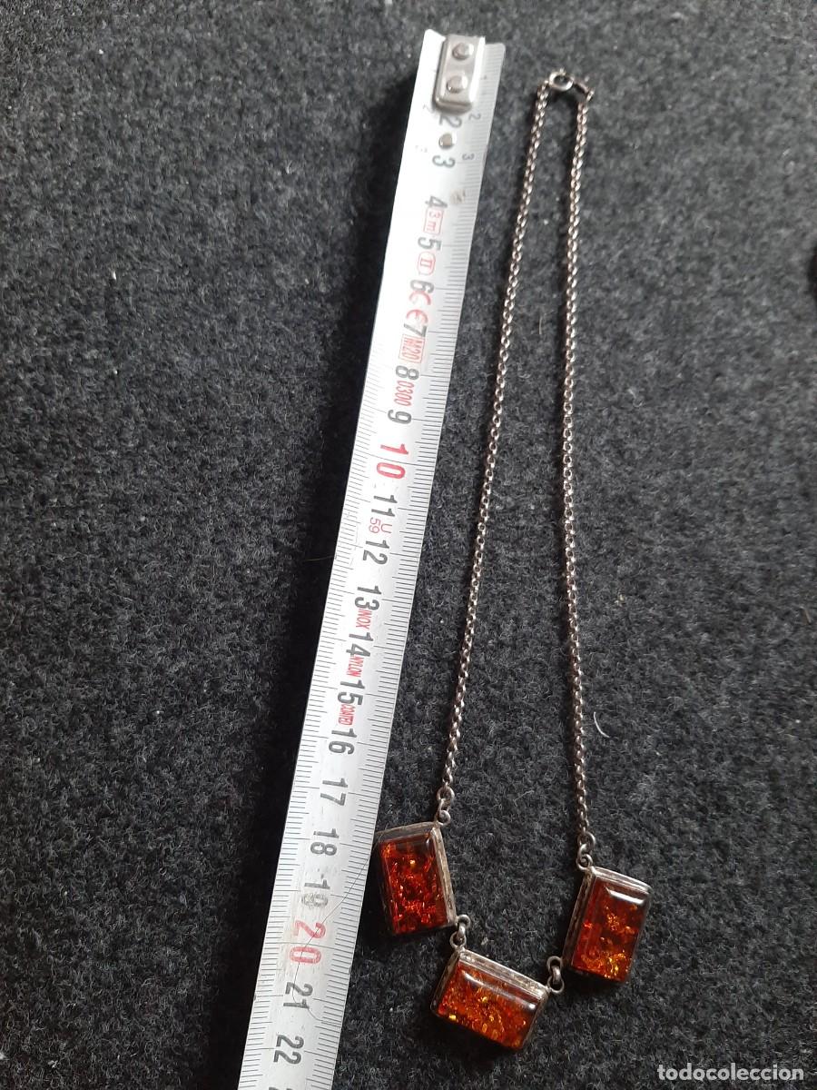 Joyeria: Collar plata y ambar - Foto 4