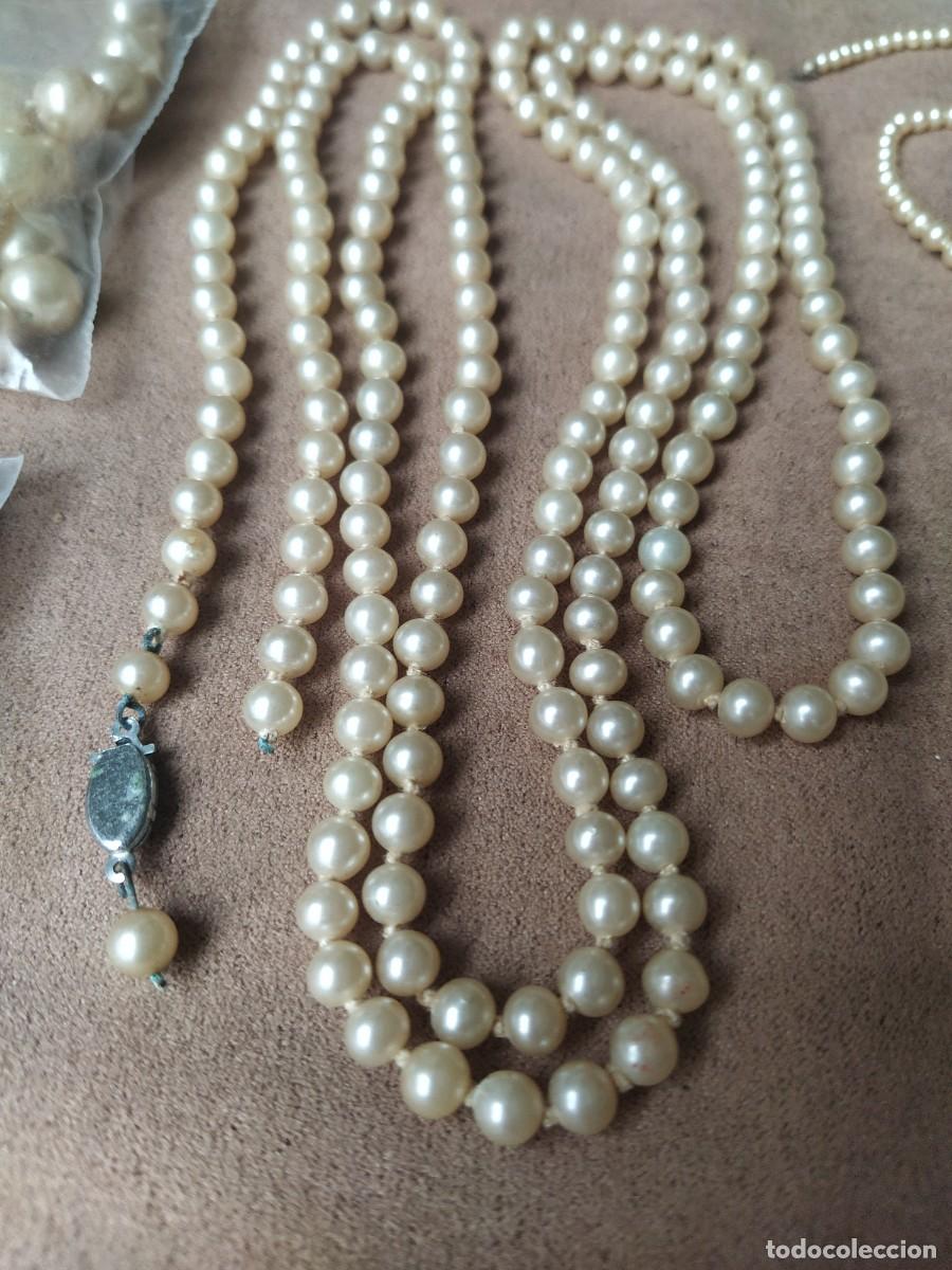 Joyeria: Lote 14 collares de perlas para reparar - Foto 7